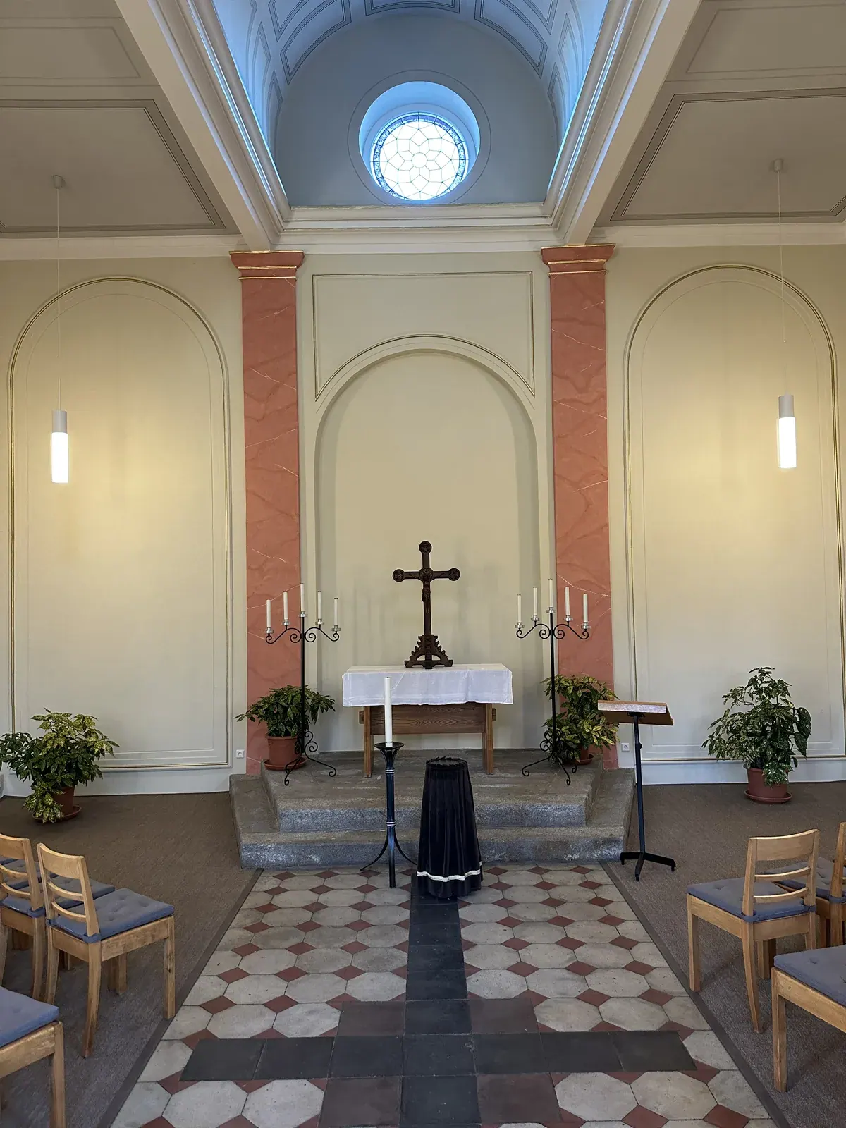 Kapelle mit restaurierter Ausmalung