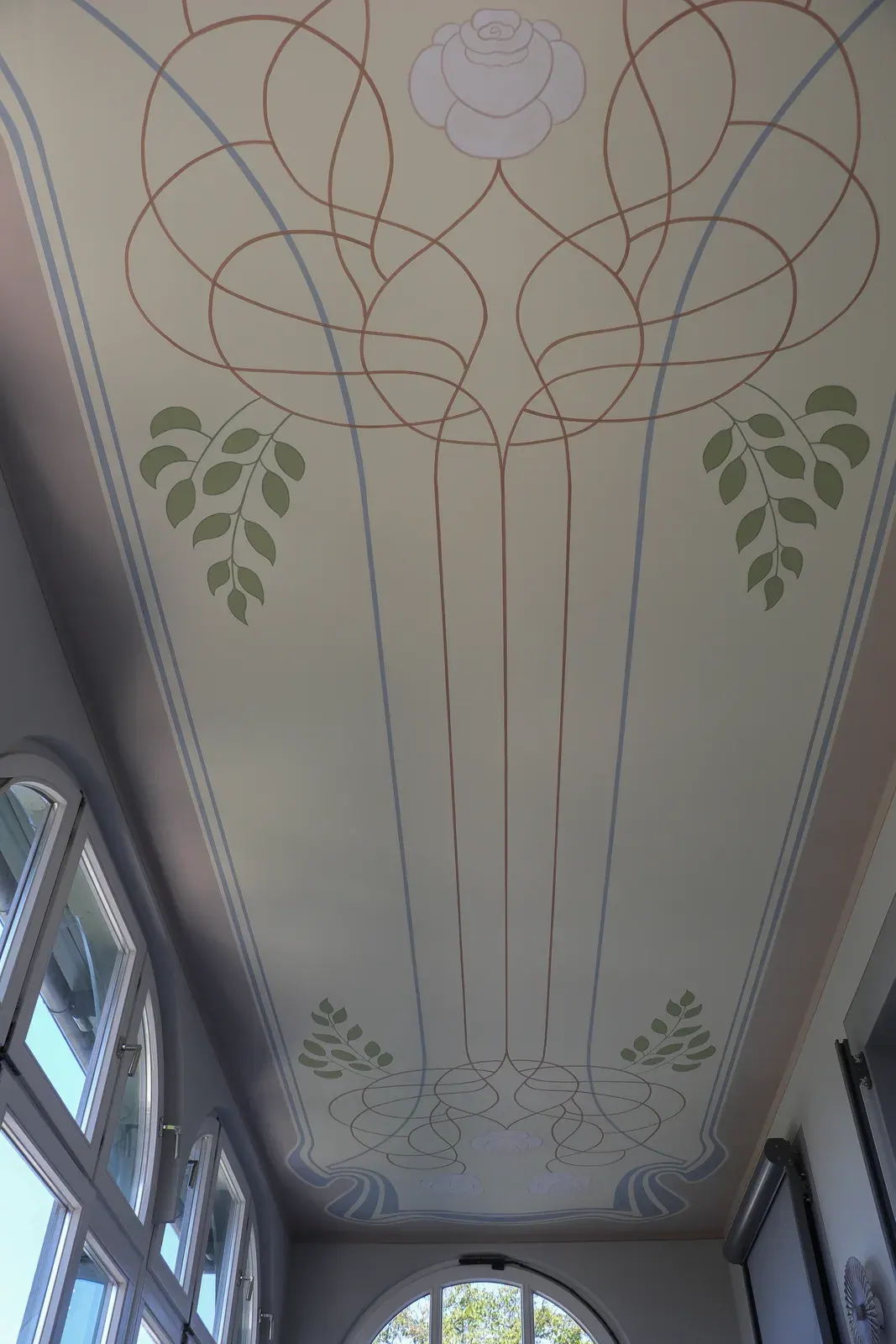 Deckenmalerei im Jugendstil