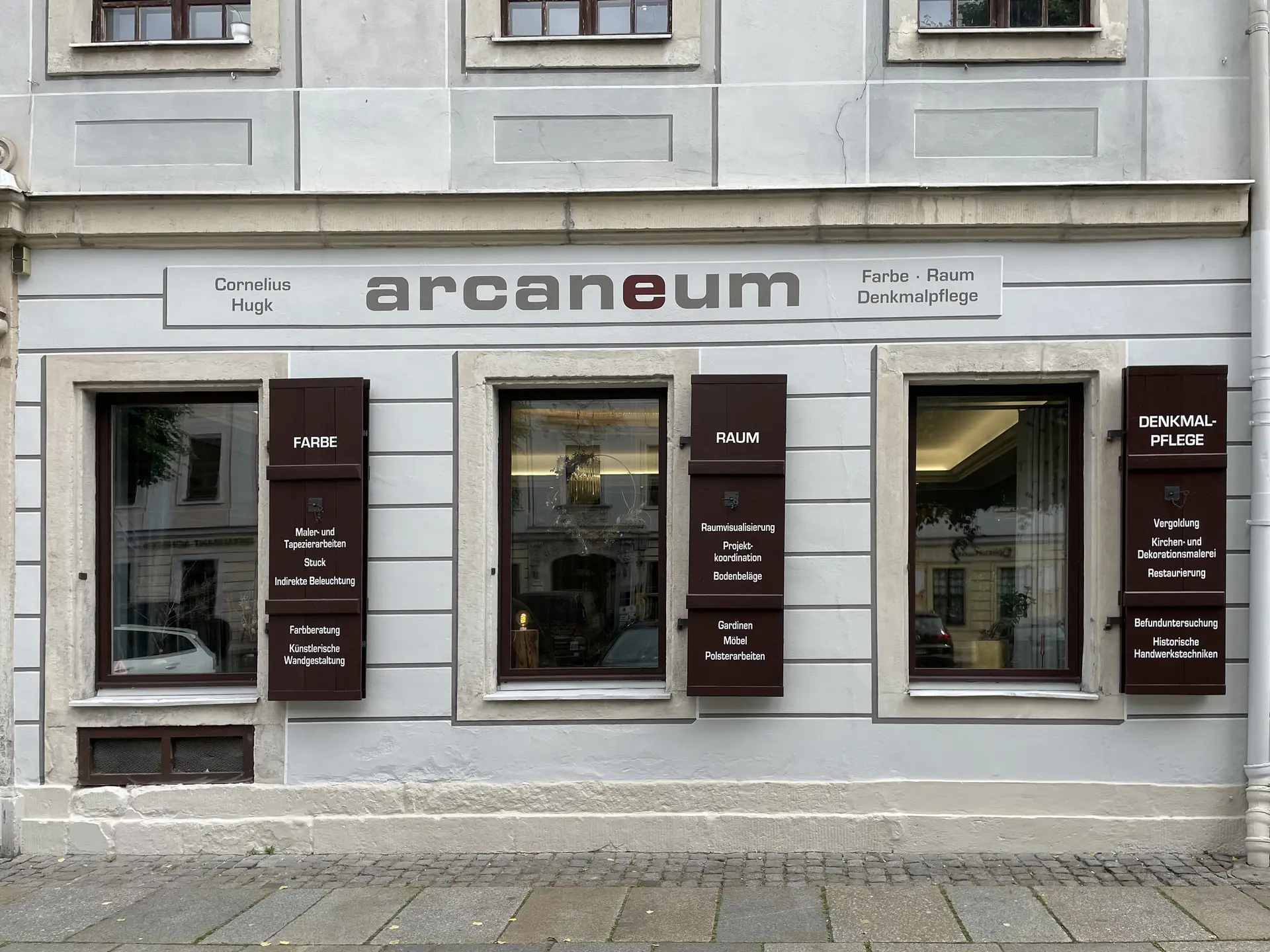arcaneum Showroom Königstraße 10 Dresden – Fassade